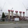 Bauarbeiten am Sarkophag in Tschernobyl (2013). Bauarbeiten am Sarkophag in Tschernobyl (2013).